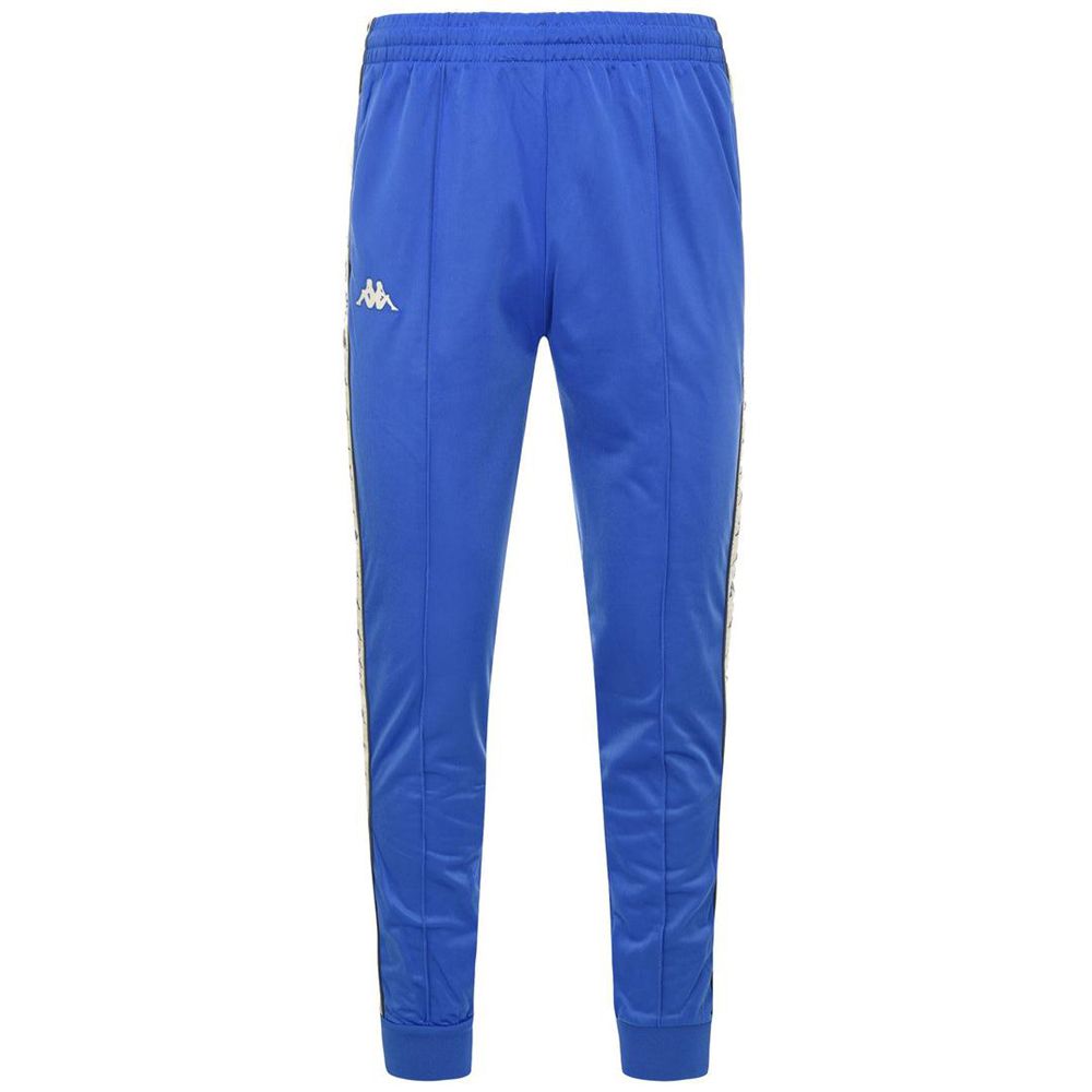 Men Kappa 222 Banda Rastoria Slim Pants Blue | IQ9714863