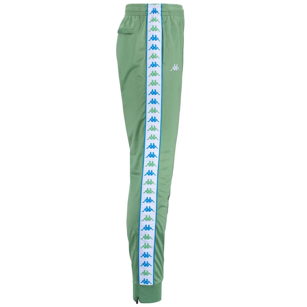 Men Kappa 222 Banda Rastoriai Slim Pants Green | ST4630729