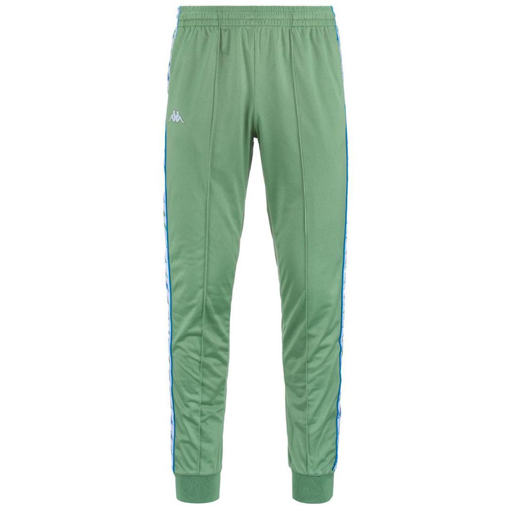 Men Kappa 222 Banda Rastoriai Slim Pants Green | ST4630729