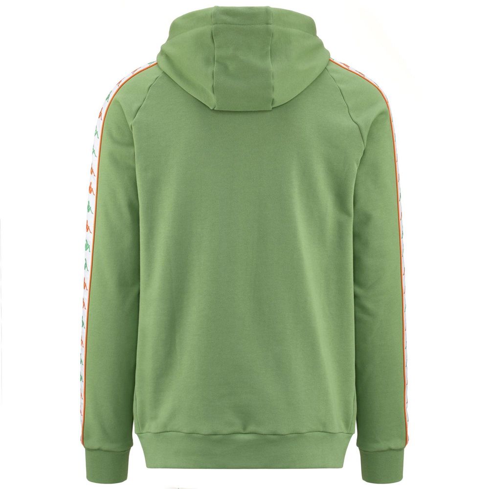 Men Kappa 222 Banda Sirio Hoodie Green | PX3469517