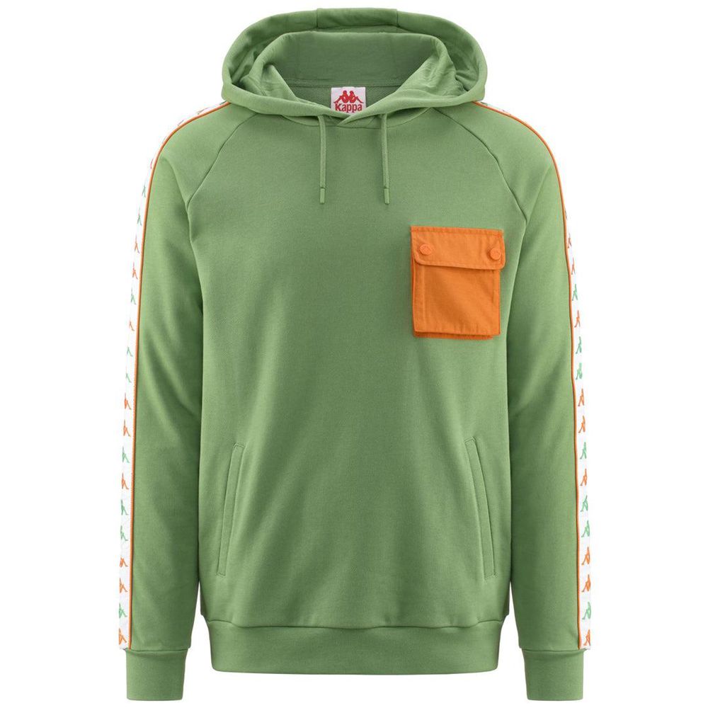 Men Kappa 222 Banda Sirio Hoodie Green | PX3469517