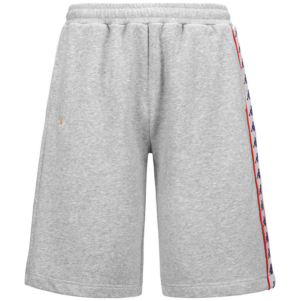 Men Kappa 222 Banda Surro Shorts Grey | IV0361285