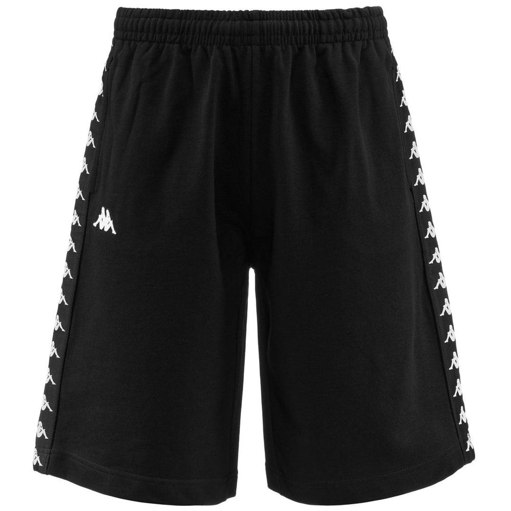 Men Kappa 222 Banda Treads Shorts Black | UV5702613