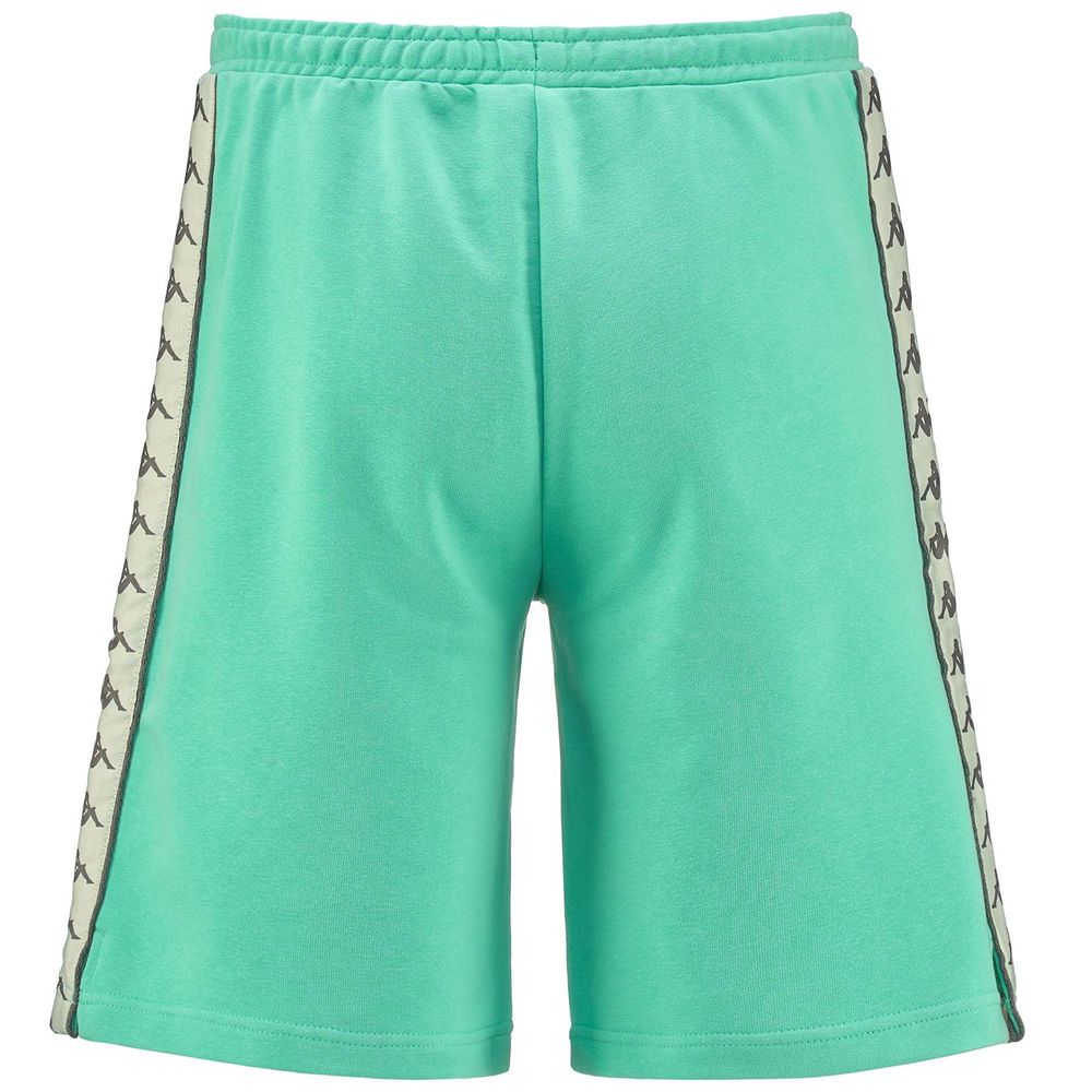 Men Kappa 222 Banda Treads Shorts Green | VD6329148