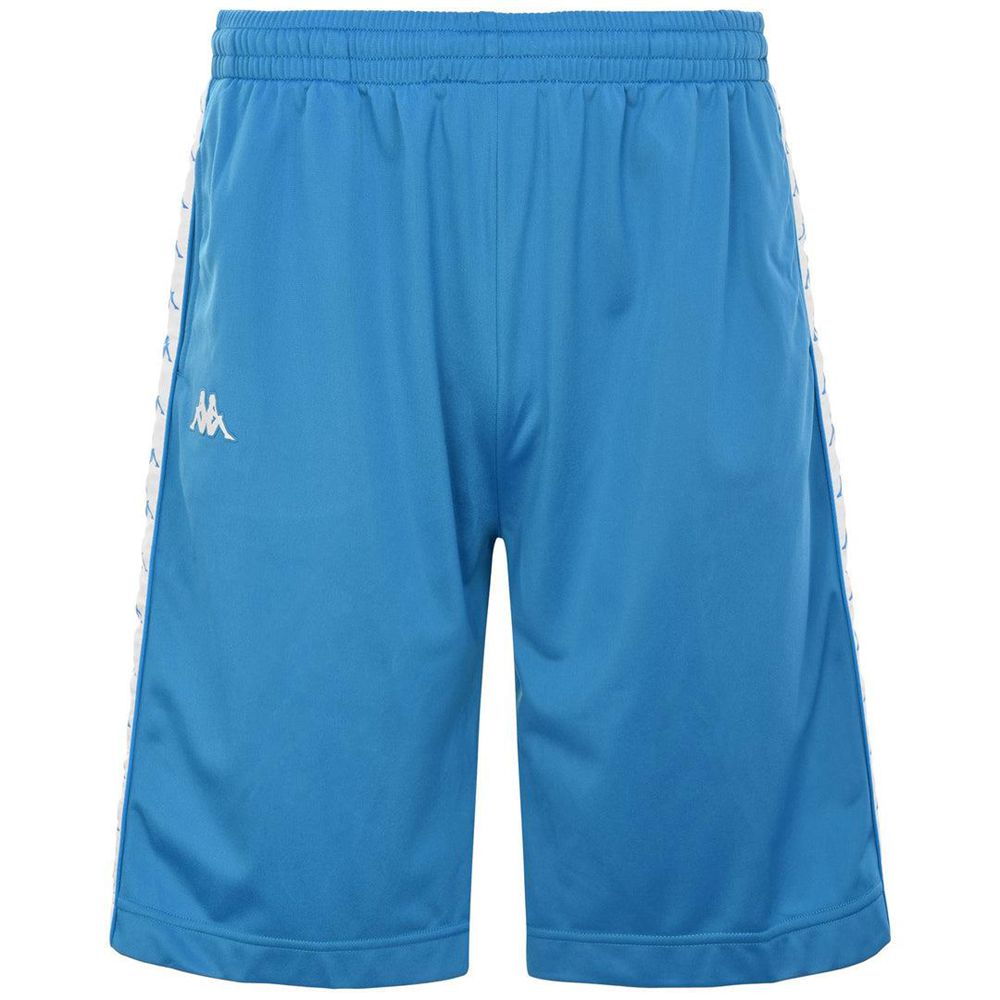 Men Kappa 222 Banda Treadwellz Shorts Blue | DO7836412