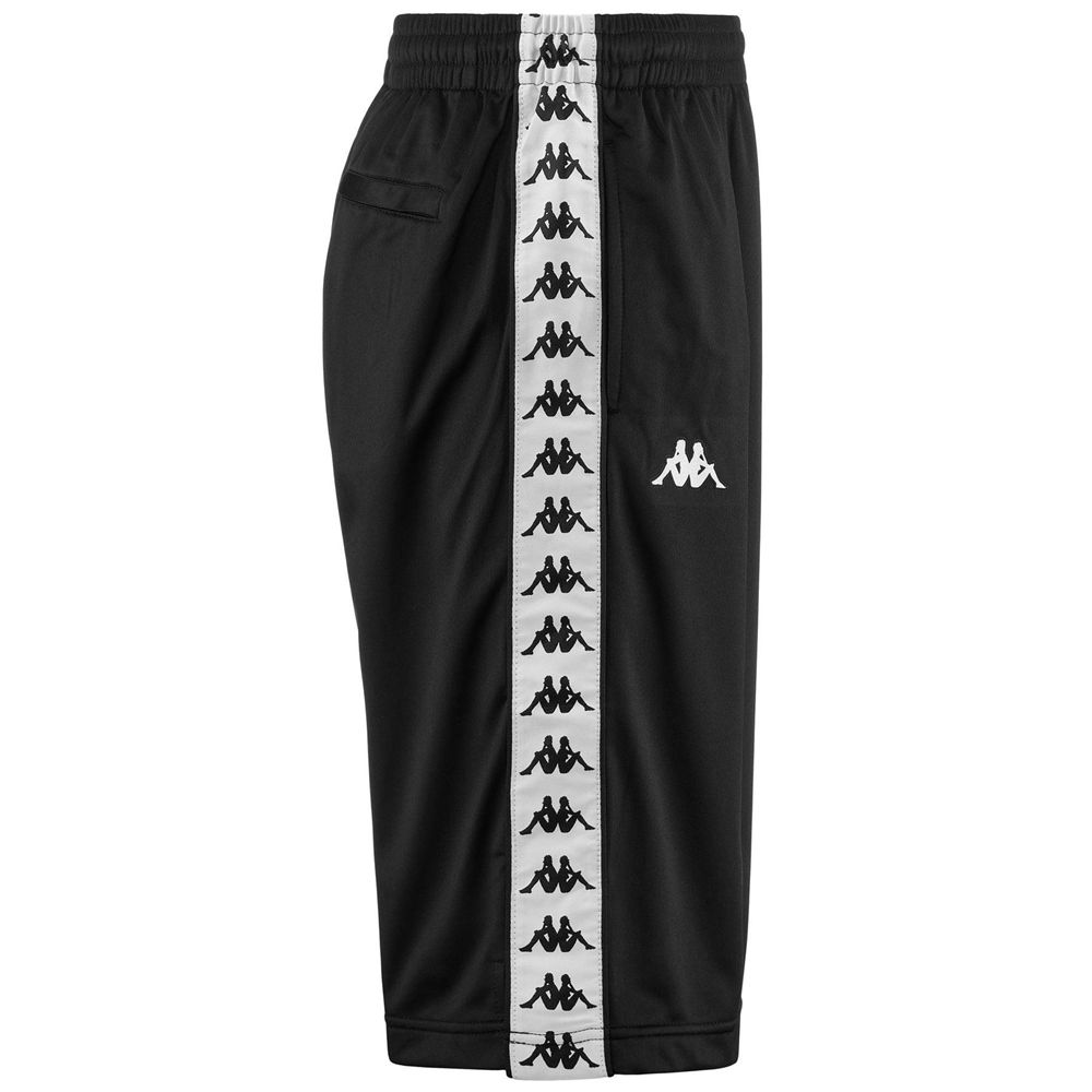 Men Kappa 222 Banda Treadwellz Shorts Black | BM1926530