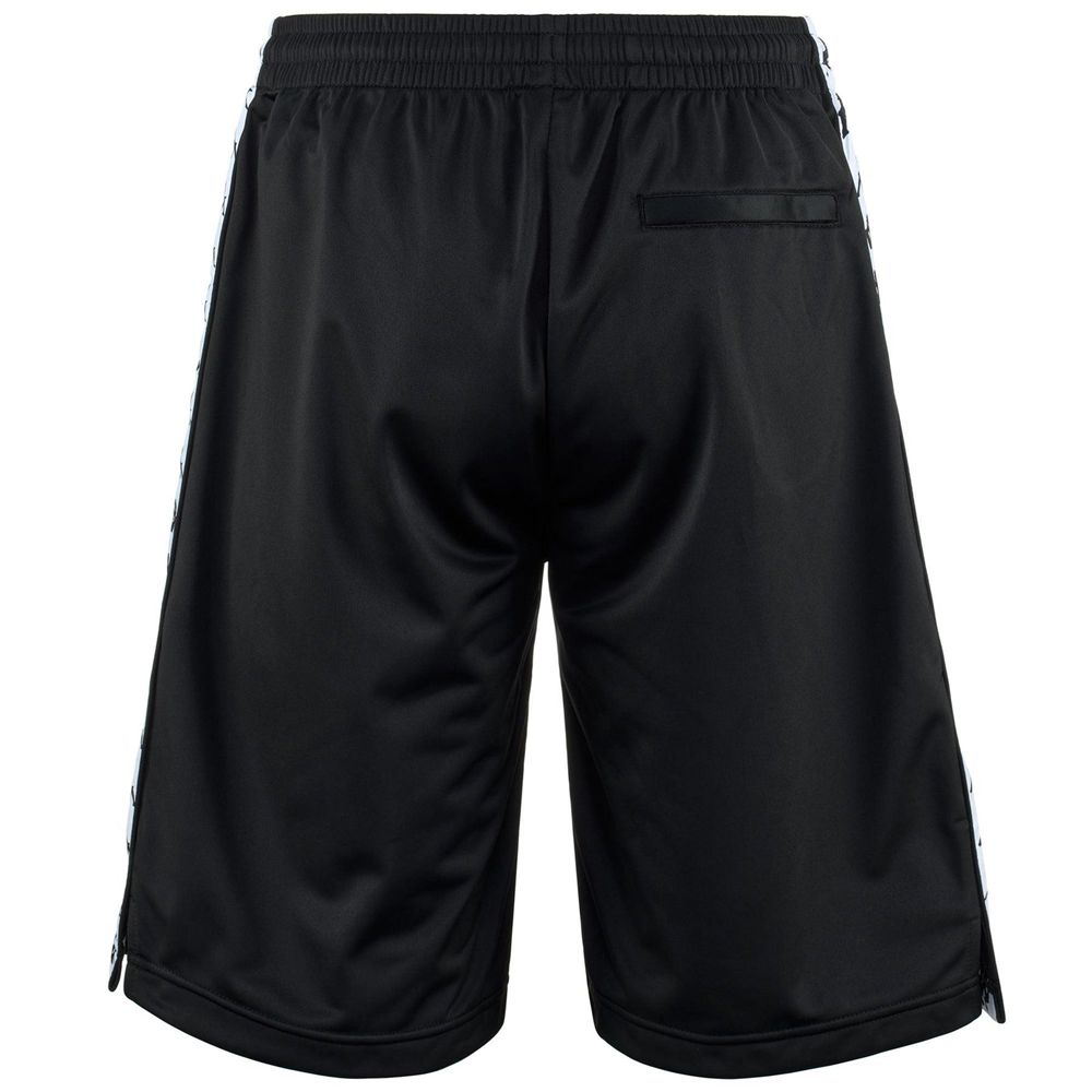 Men Kappa 222 Banda Treadwellz Shorts Black | BM1926530