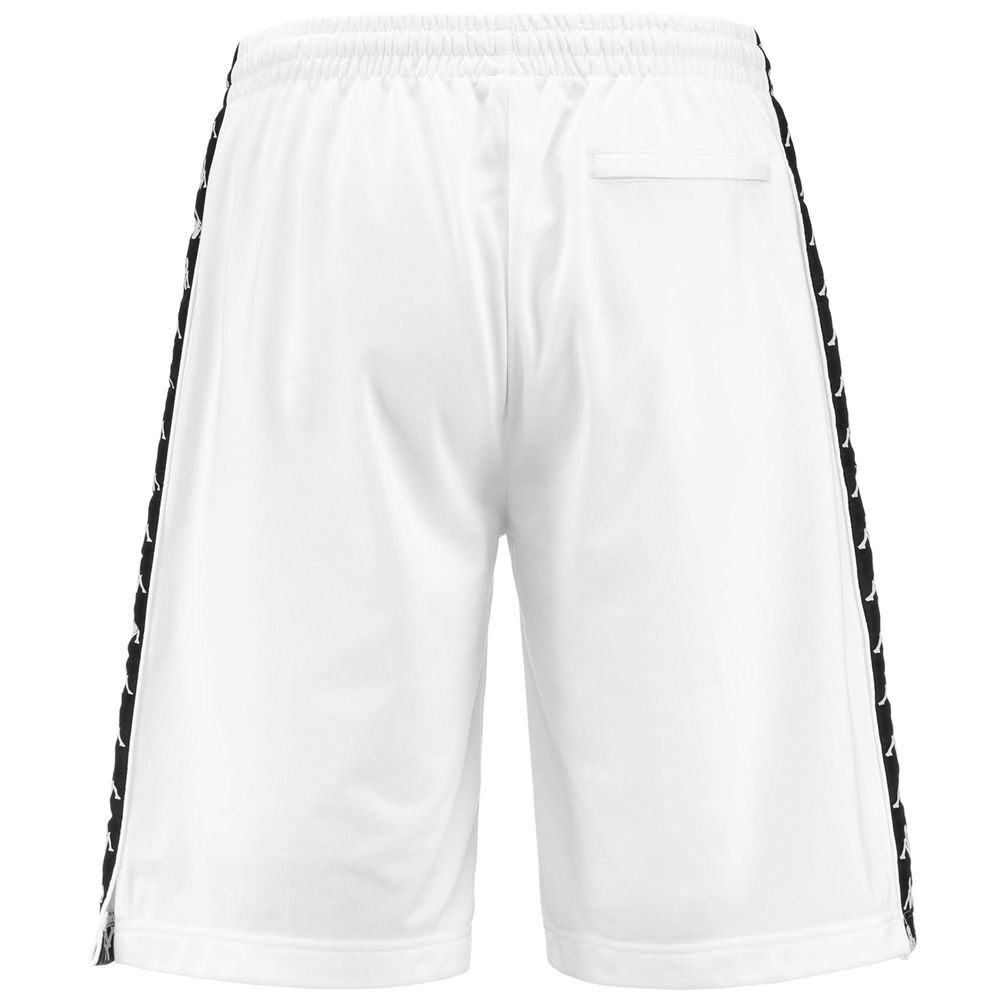 Men Kappa 222 Banda Treadwellz Shorts White | XT1695843