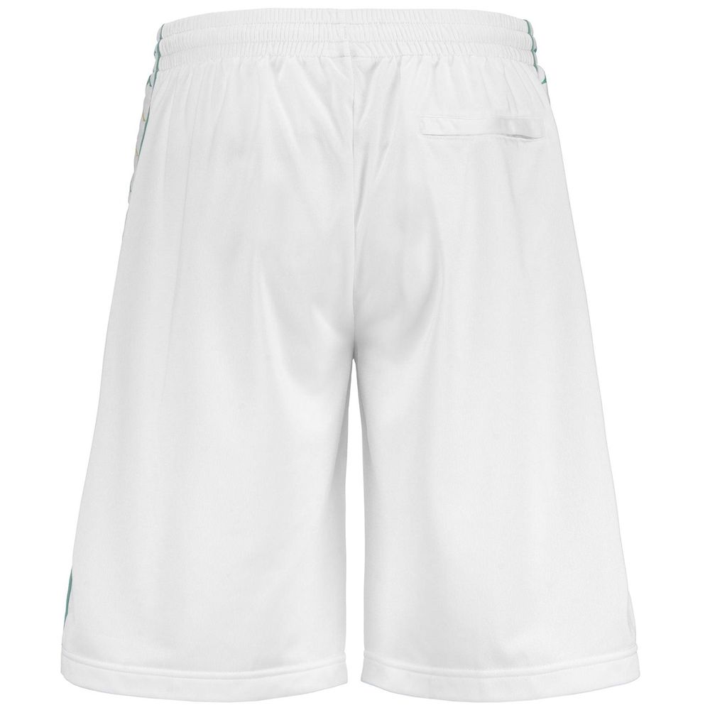 Men Kappa 222 Banda Treadwellzi Shorts White | ZX0623954