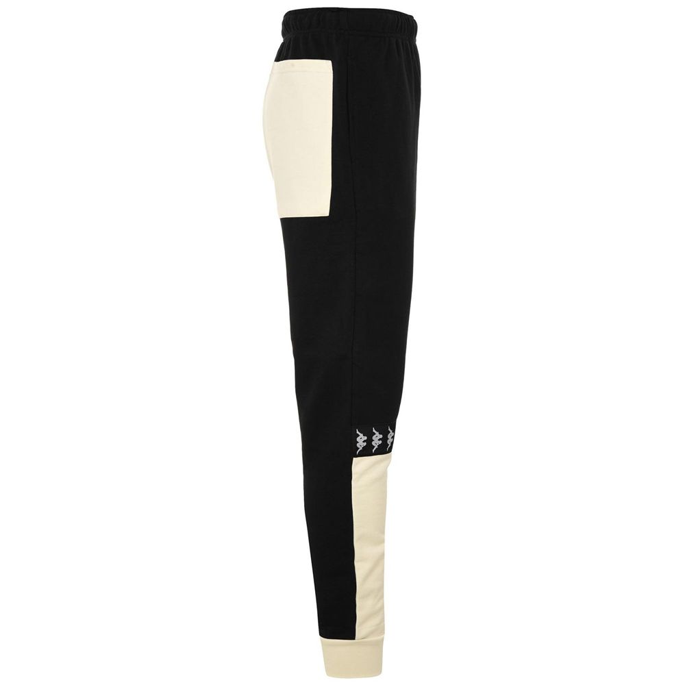 Men Kappa 222 Banda Venom Pants Black | SW5069378