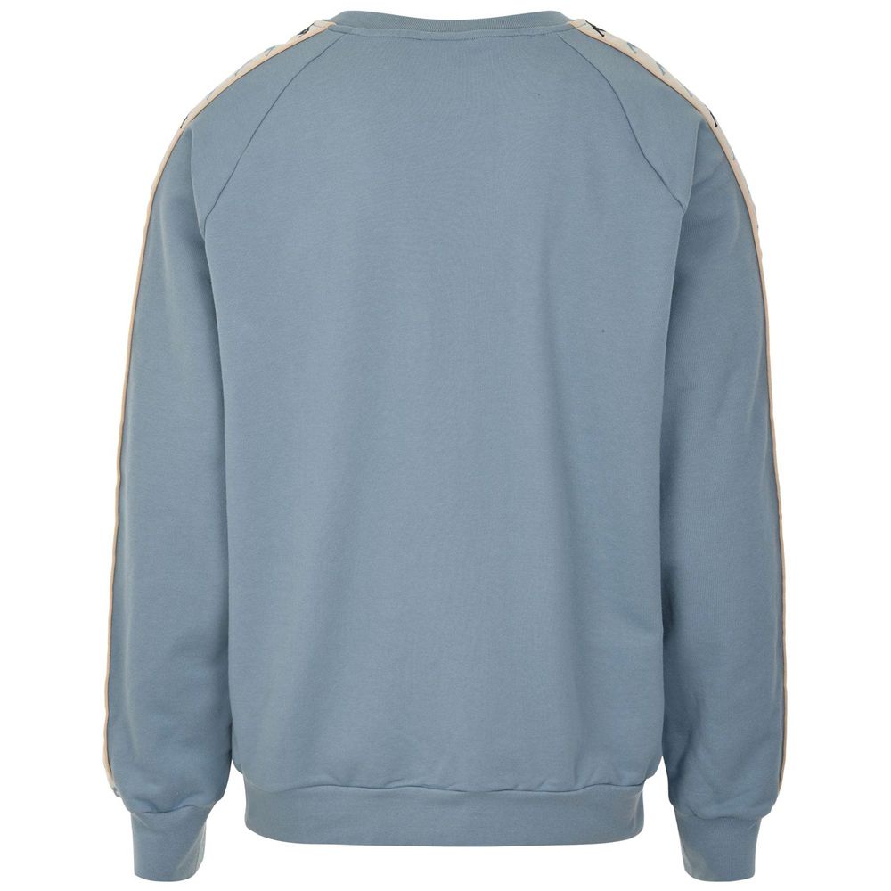 Men Kappa 222 Banda Vomiso Sweater Blue | KA9803267