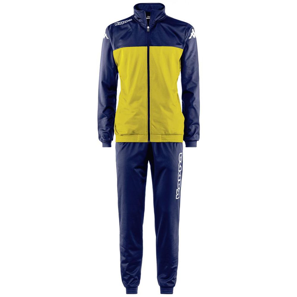 Men Kappa 4 Football Alfon Tracksuit Navy | YE2174563