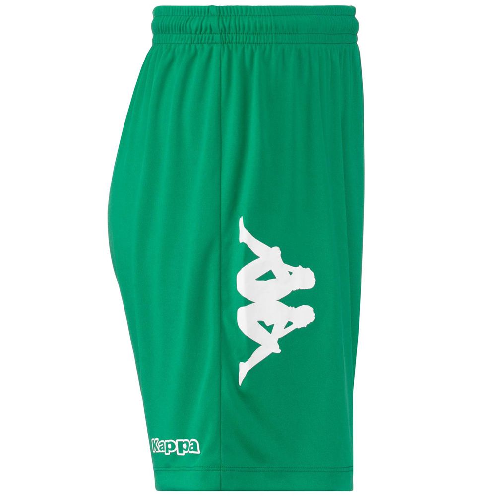 Men Kappa 4 Football Blixo Shorts Green | PJ9458703