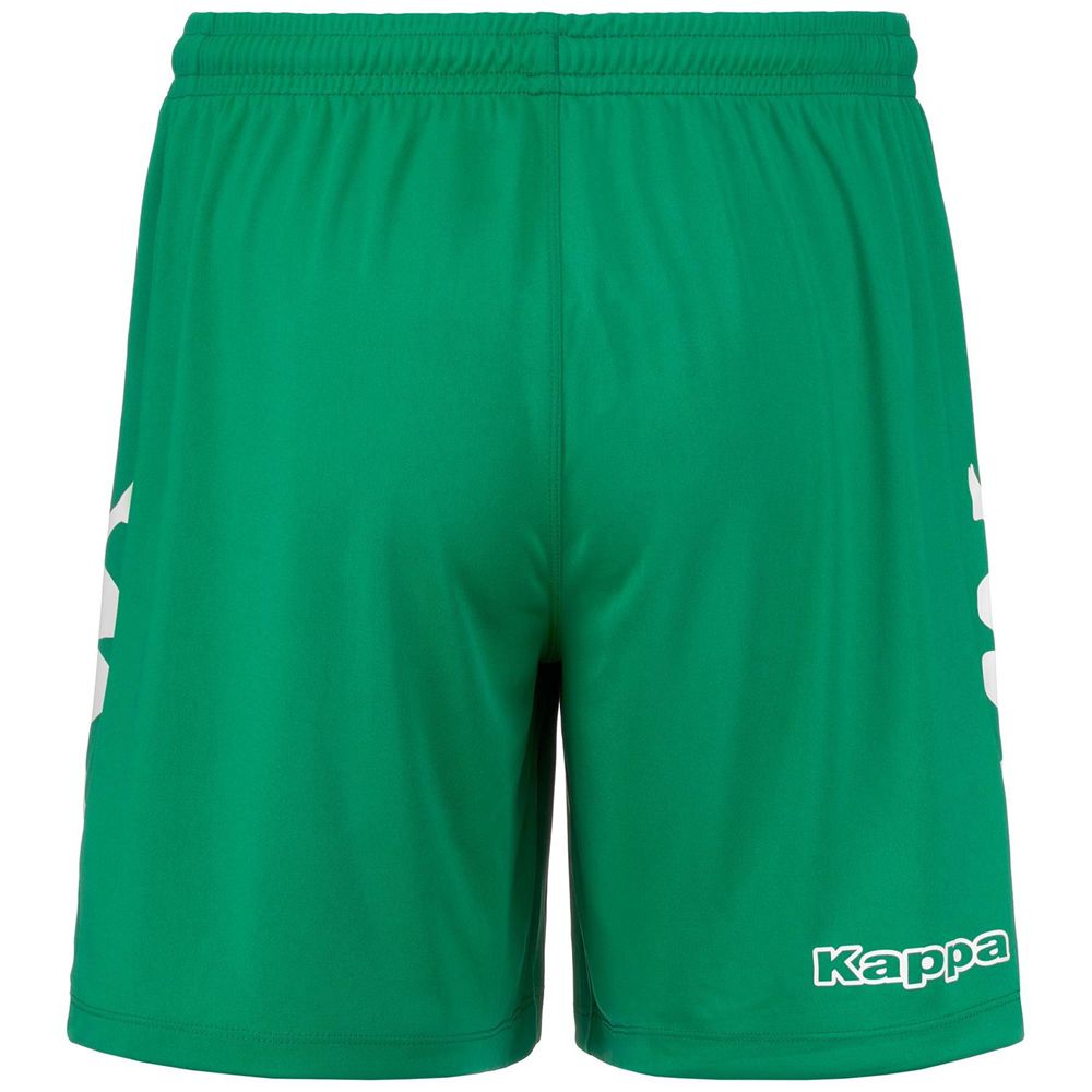 Men Kappa 4 Football Blixo Shorts Green | PJ9458703