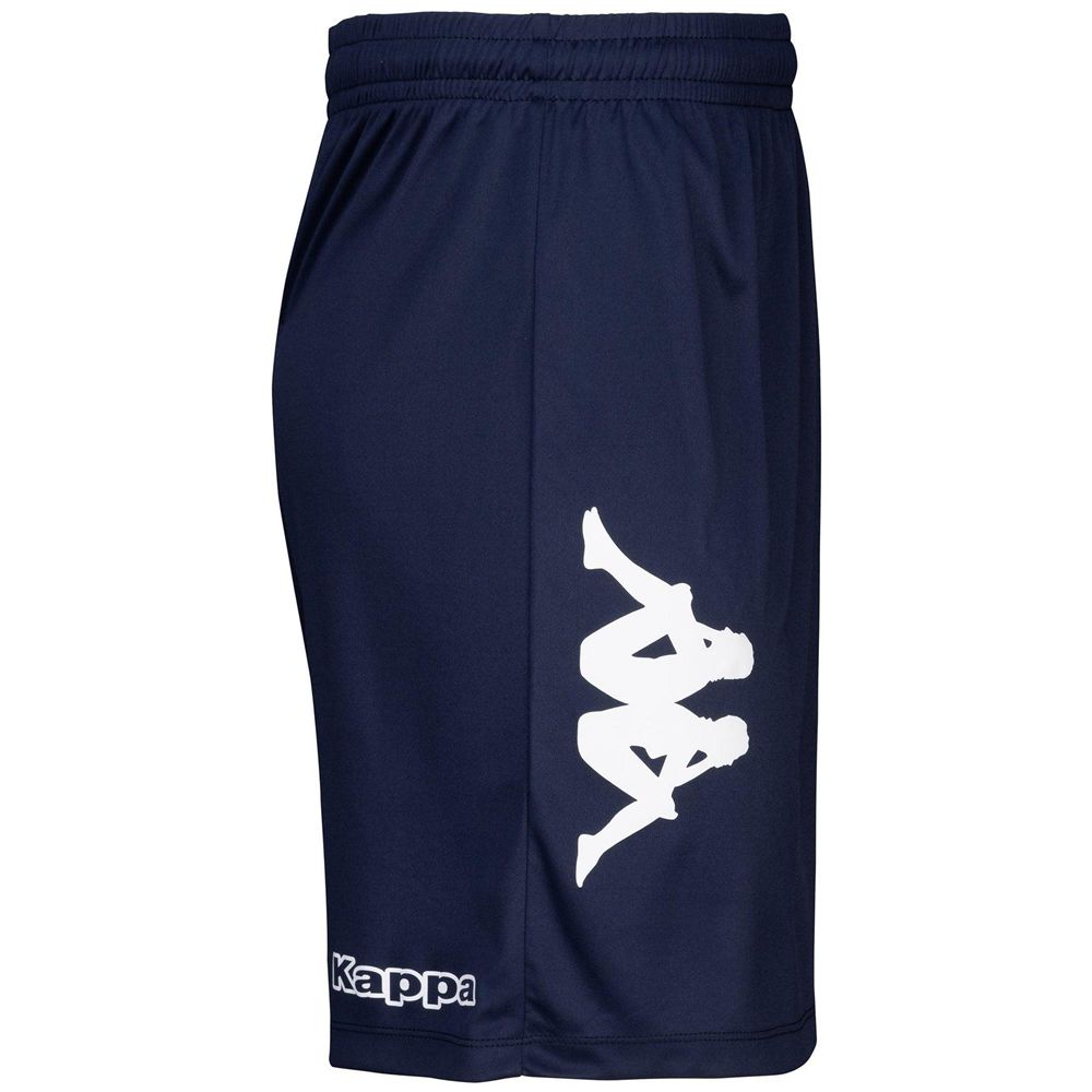 Men Kappa 4 Football Blixo Shorts Navy | SQ1243698