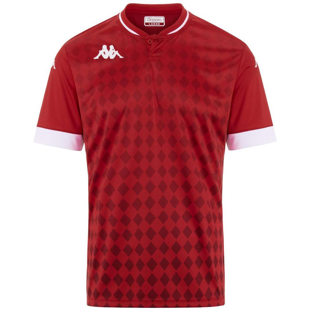 Men Kappa 4 Football Bofi Jersey Red | PJ9750236