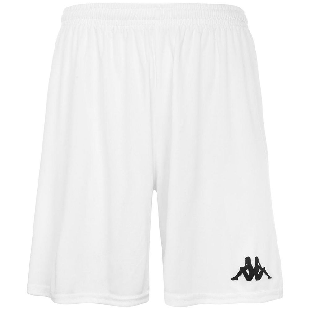 Men Kappa 4 Football Borgo Shorts White | IY1725639