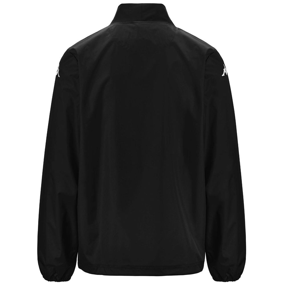 Men Kappa 4 Football Burner Sweater Black | TL7203654