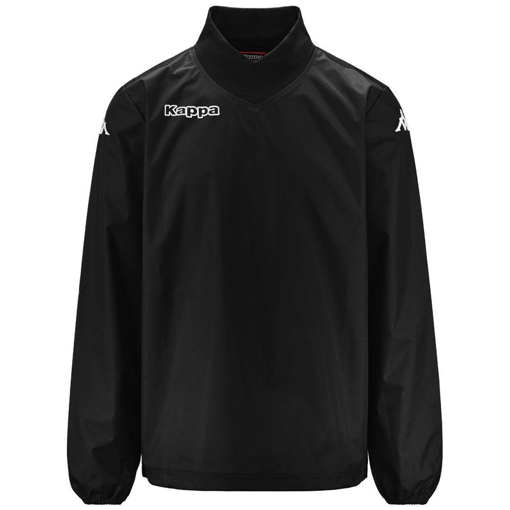 Men Kappa 4 Football Burner Sweater Black | TL7203654