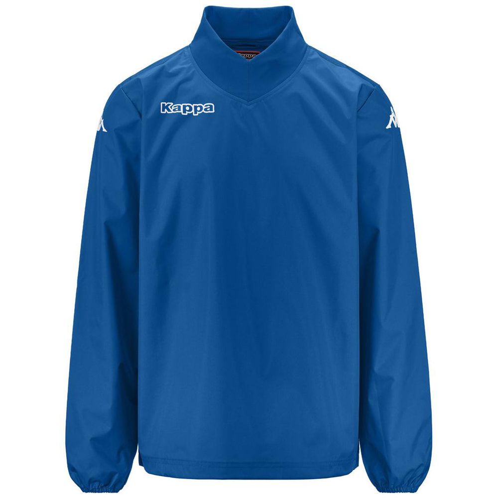 Men Kappa 4 Football Burner Sweater Blue | UE2148307