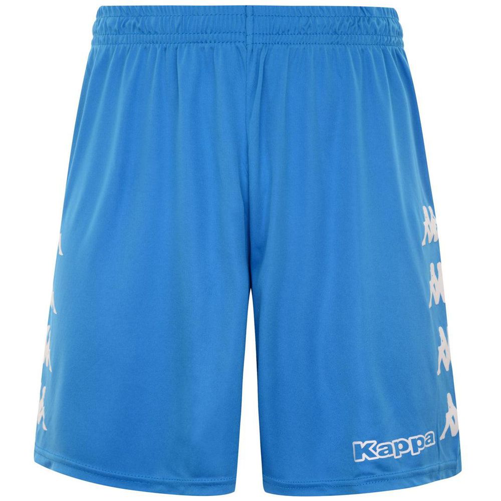 Men Kappa 4 Football Curchet Shorts Blue | VG9047635