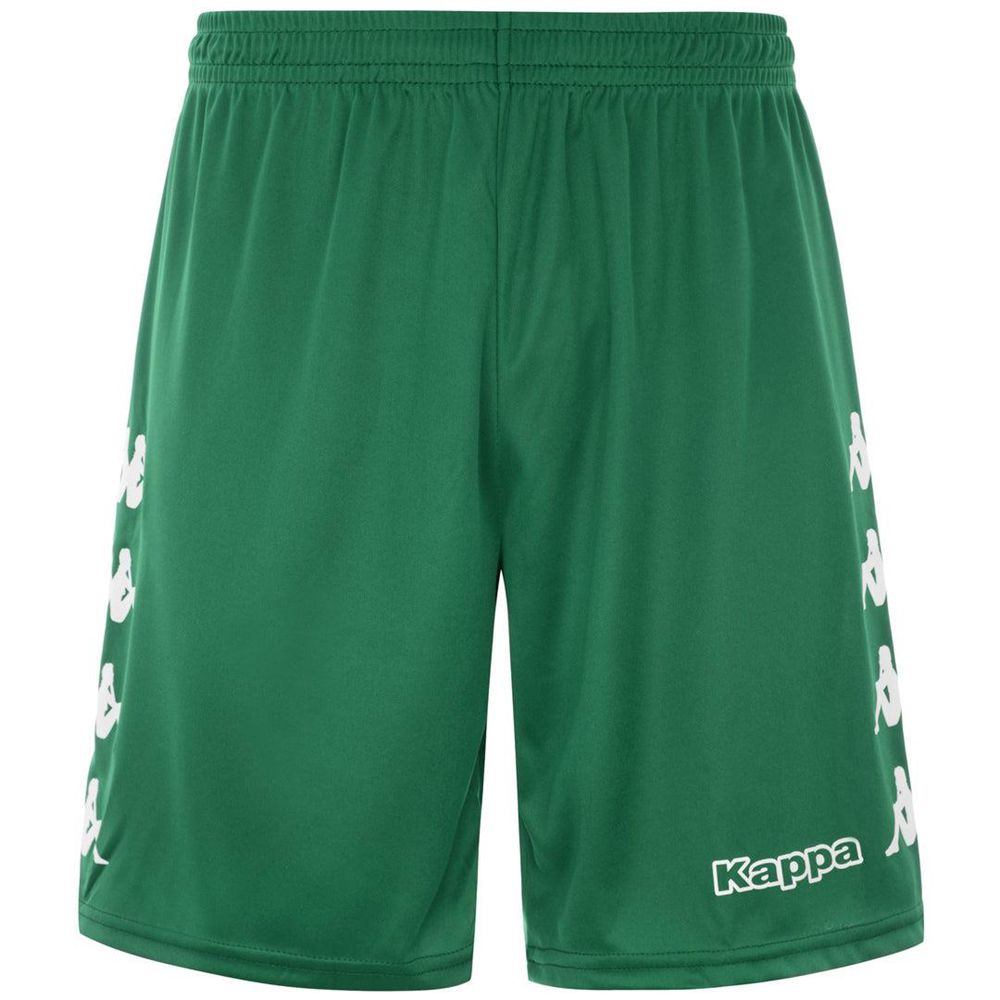 Men Kappa 4 Football Curchet Shorts Green | AV6584273