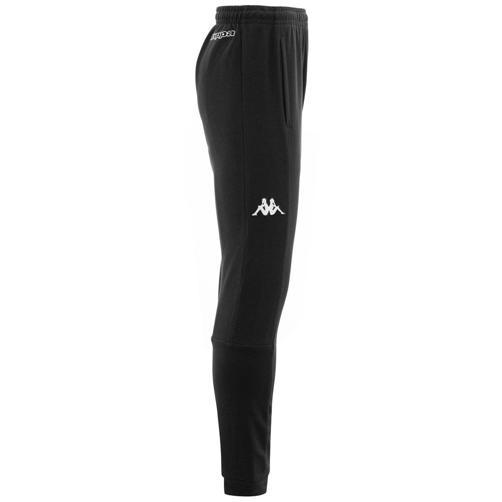 Men Kappa 4 Football Daceno Pants Black | EL4936250