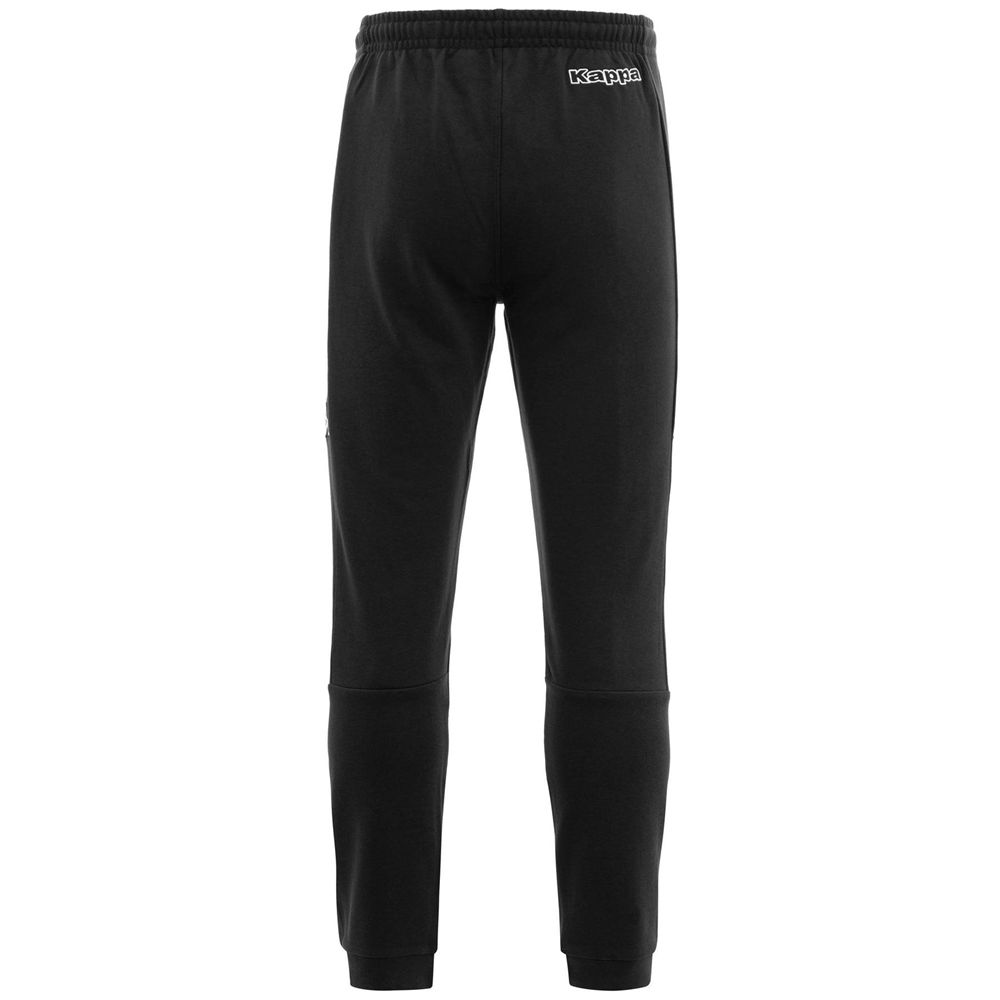 Men Kappa 4 Football Daceno Pants Black | EL4936250