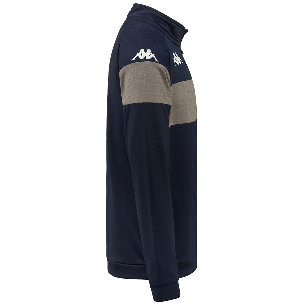 Men Kappa 4 Football Dacone Jacket Navy | OJ3405861