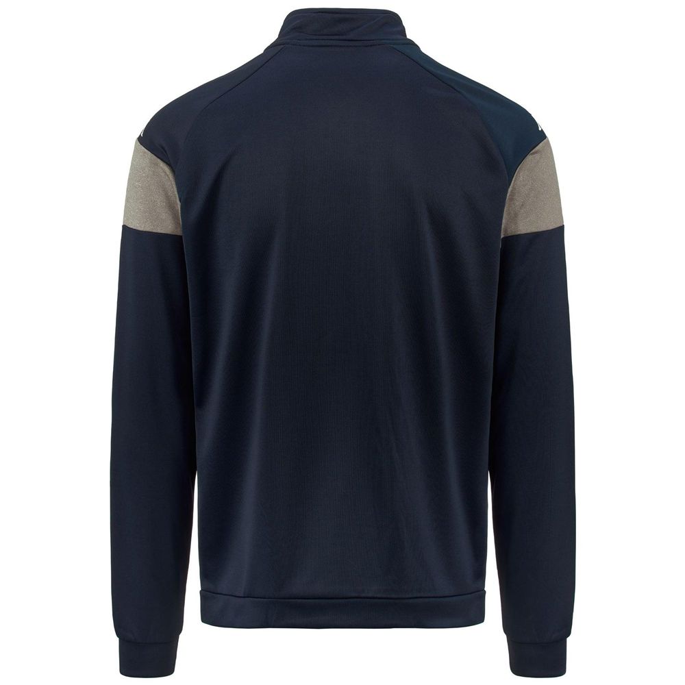 Men Kappa 4 Football Dacone Jacket Navy | OJ3405861