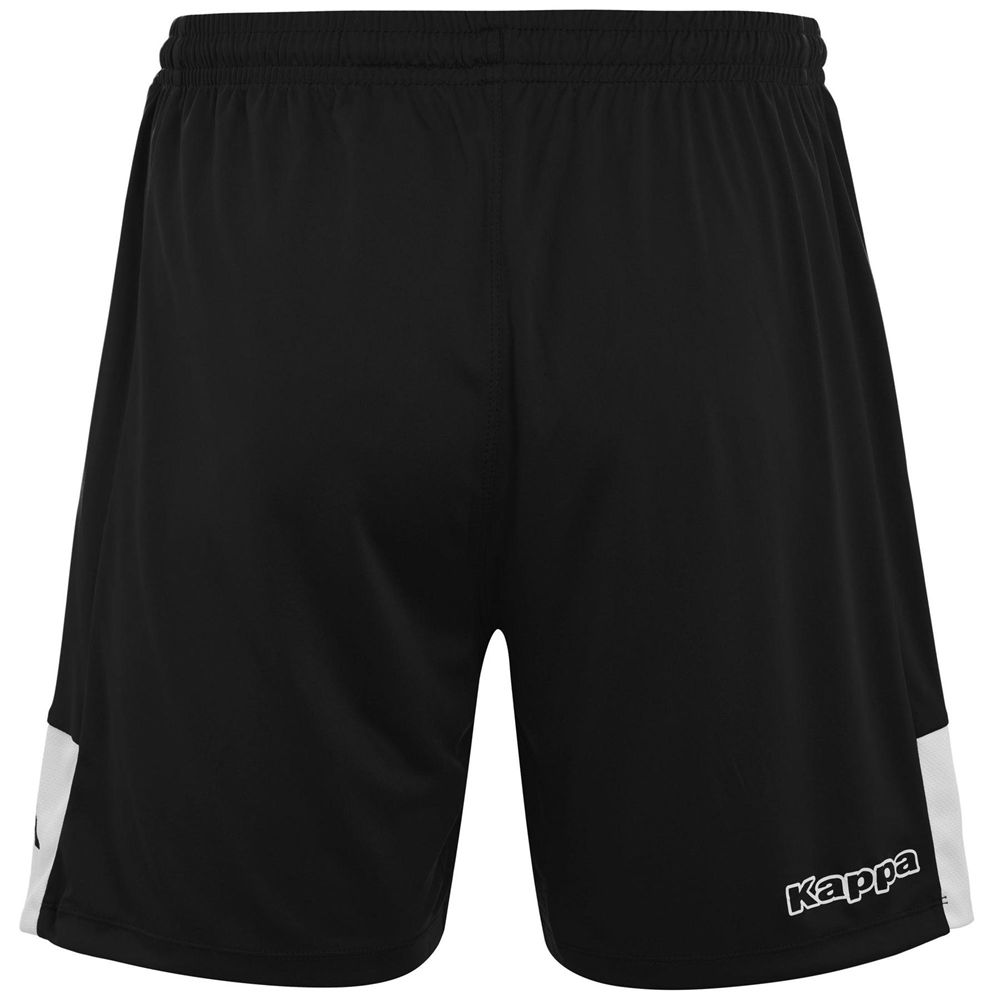 Men Kappa 4 Football Daggo Shorts Black | JN3508471