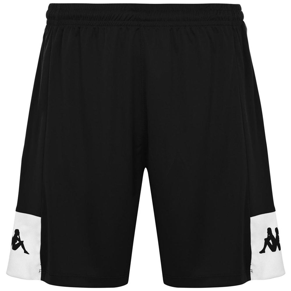 Men Kappa 4 Football Daggo Shorts Black | JN3508471