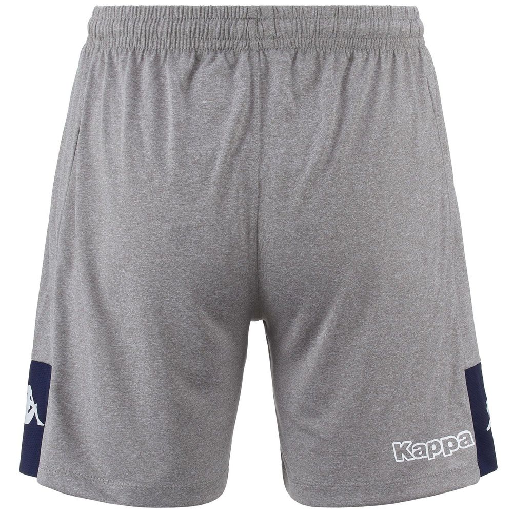 Men Kappa 4 Football Daggo Shorts Grey | JQ7642913