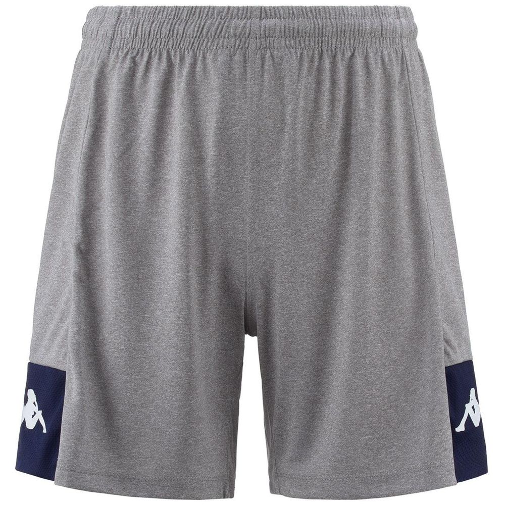 Men Kappa 4 Football Daggo Shorts Grey | JQ7642913