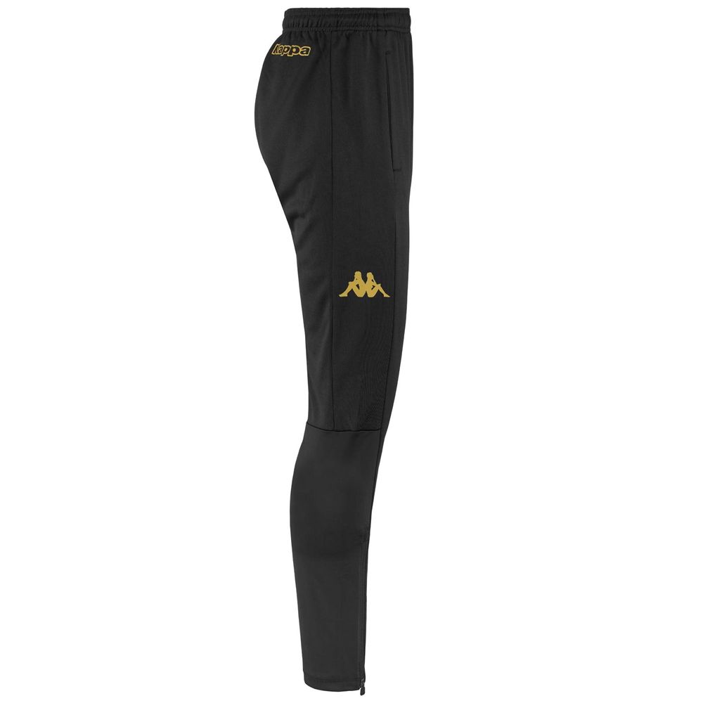 Men Kappa 4 Football Darente Pants Black | EQ9376851