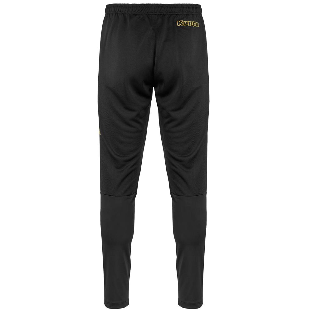 Men Kappa 4 Football Darente Pants Black | EQ9376851