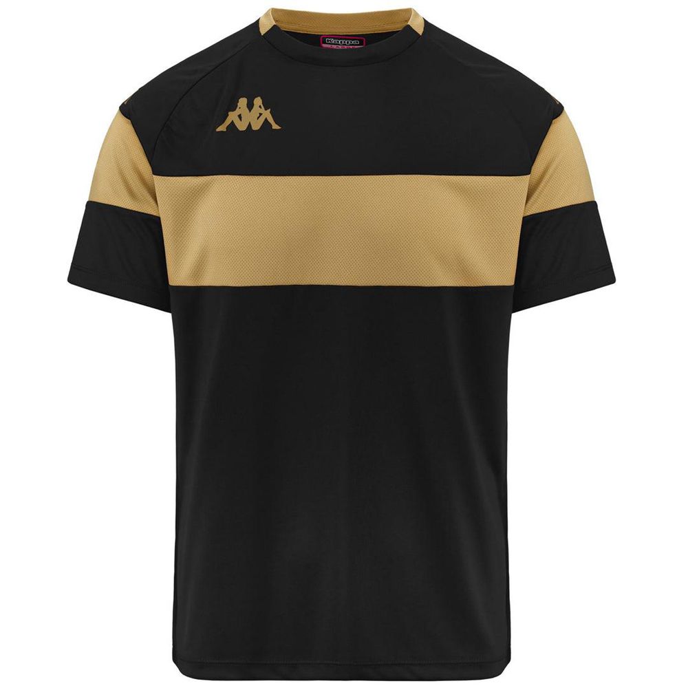 Men Kappa 4 Football Dareto Jersey Black | KZ0325784