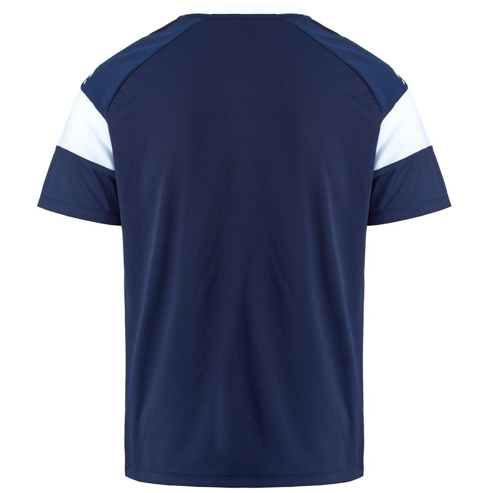 Men Kappa 4 Football Dareto Jersey Navy | EH5962387