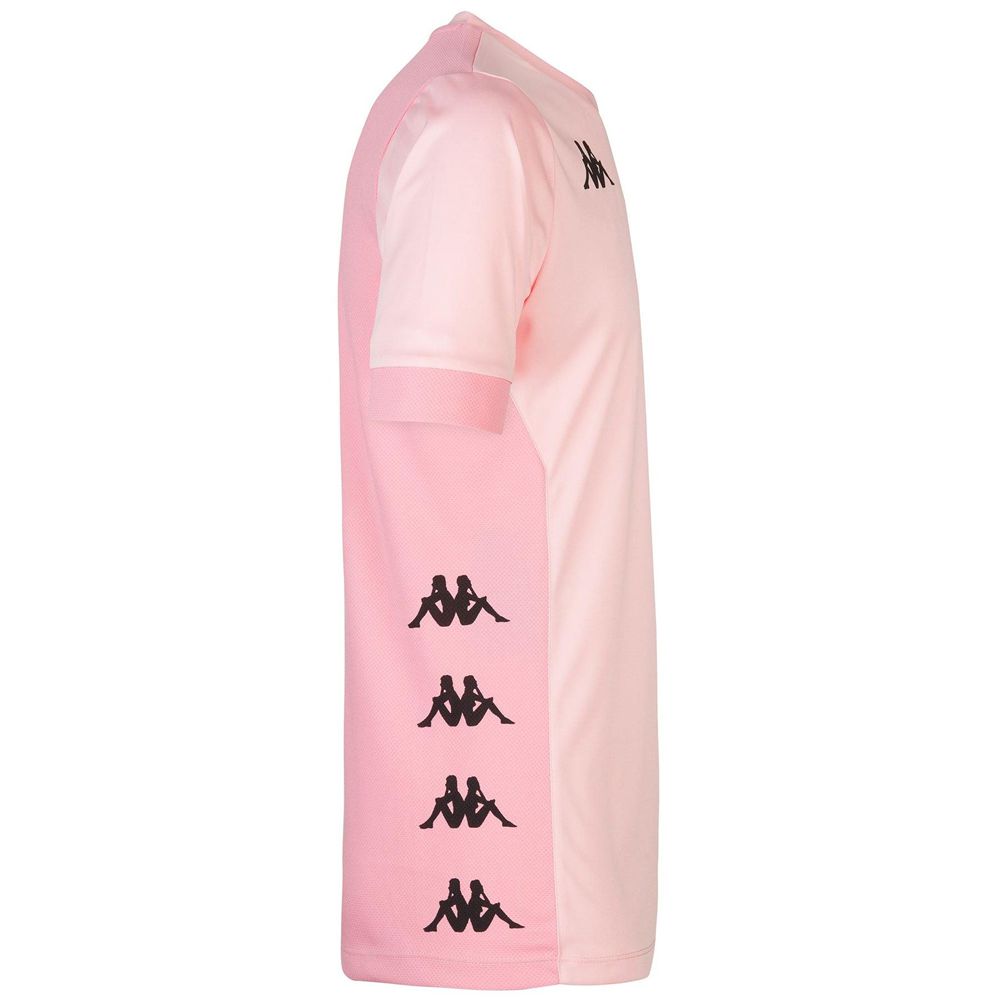 Men Kappa 4 Football Dervio Jersey Pink | DP9812357