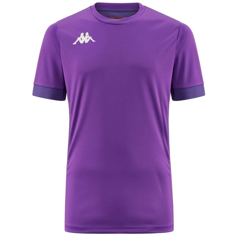 Men Kappa 4 Football Dervio Jersey Purple | DI8576921