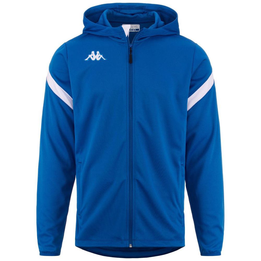 Men Kappa 4 Football Dolve Hoodie Blue | MA2859360