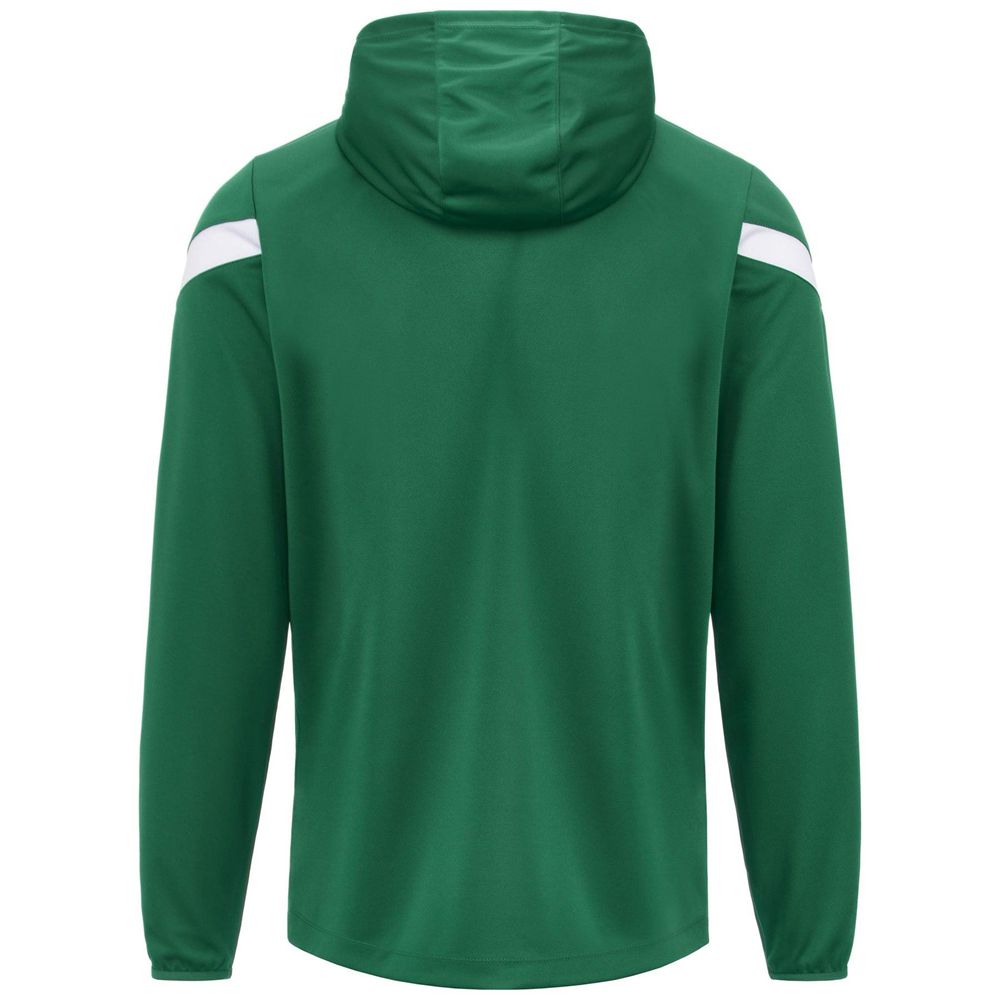 Men Kappa 4 Football Dolve Hoodie Green | WD0785941