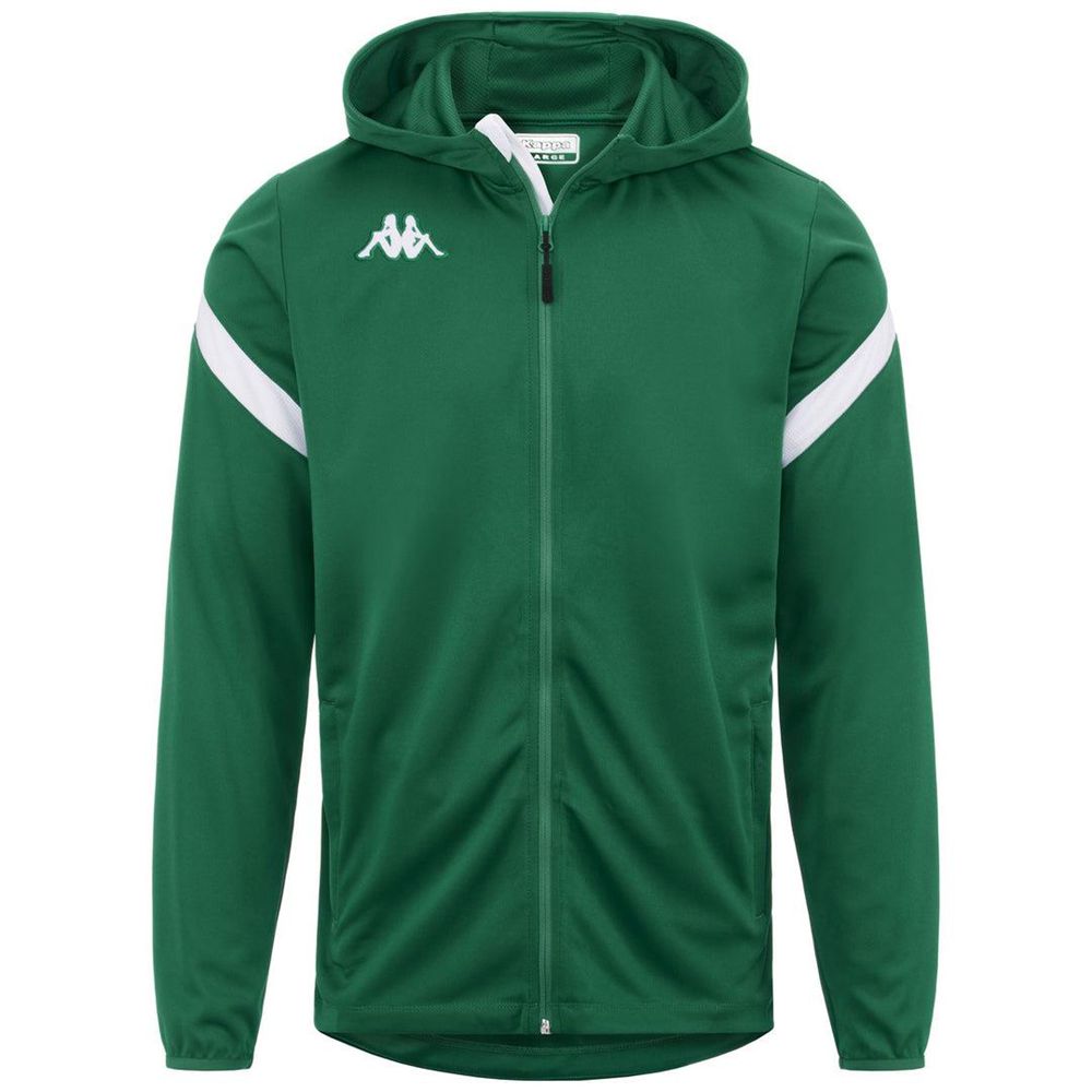 Men Kappa 4 Football Dolve Hoodie Green | WD0785941