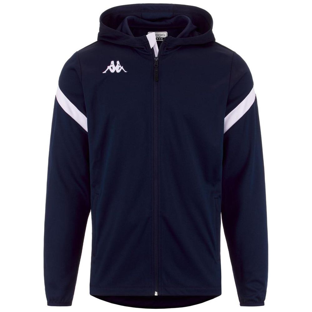 Men Kappa 4 Football Dolve Hoodie Navy | SZ5748160