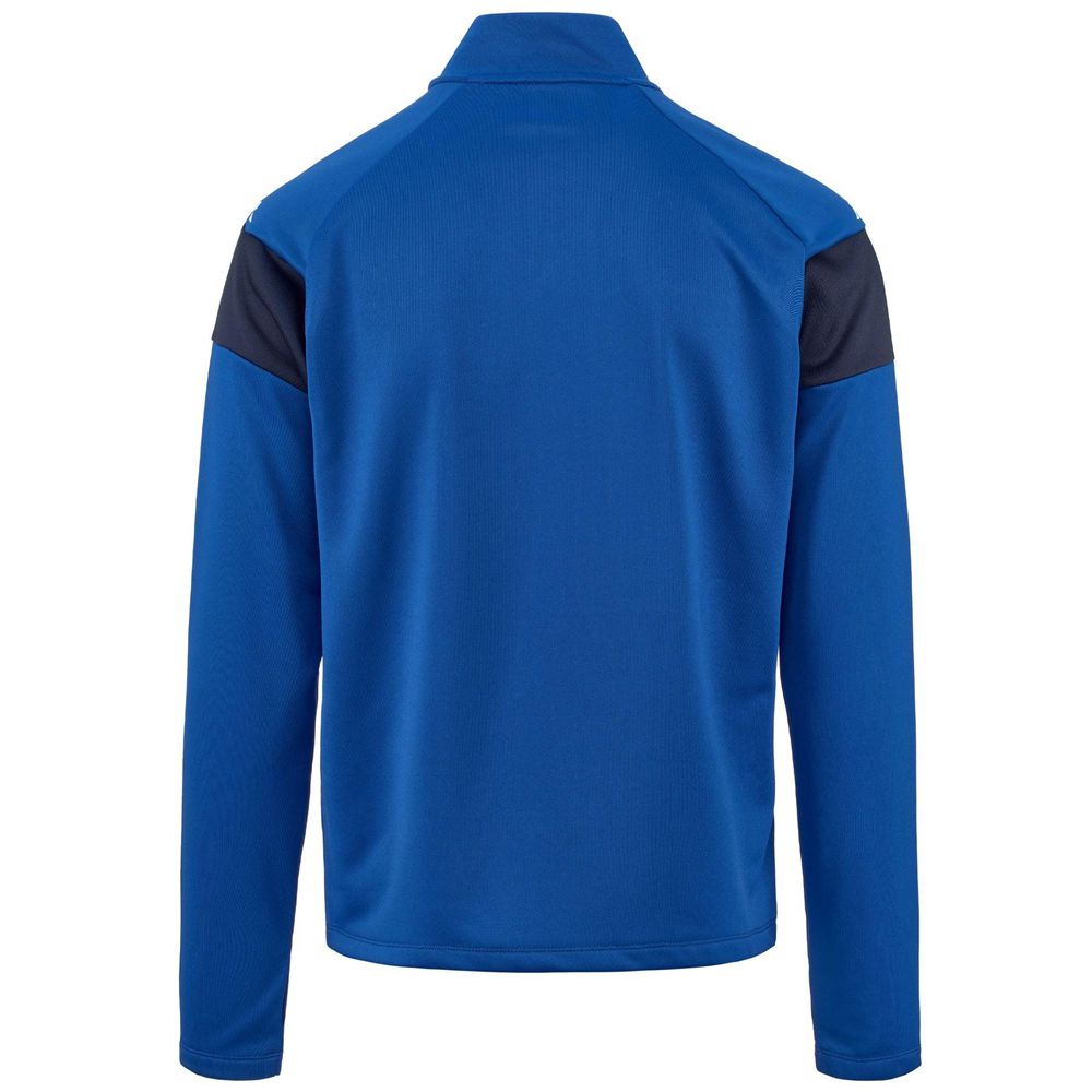 Men Kappa 4 Football Dovare Sweater Blue | FX6490782