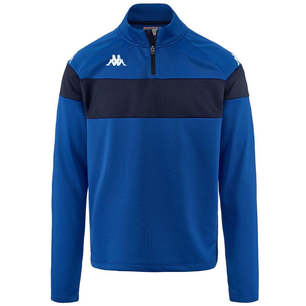 Men Kappa 4 Football Dovare Sweater Blue | FX6490782