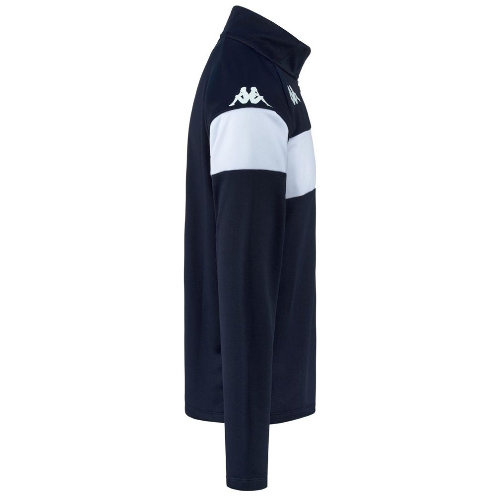 Men Kappa 4 Football Dovare Sweater Navy | JE4962310