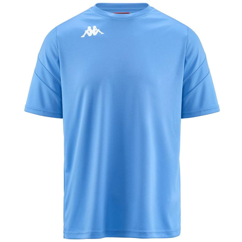 Men Kappa 4 Football Dovo Jersey Blue | YP0528941