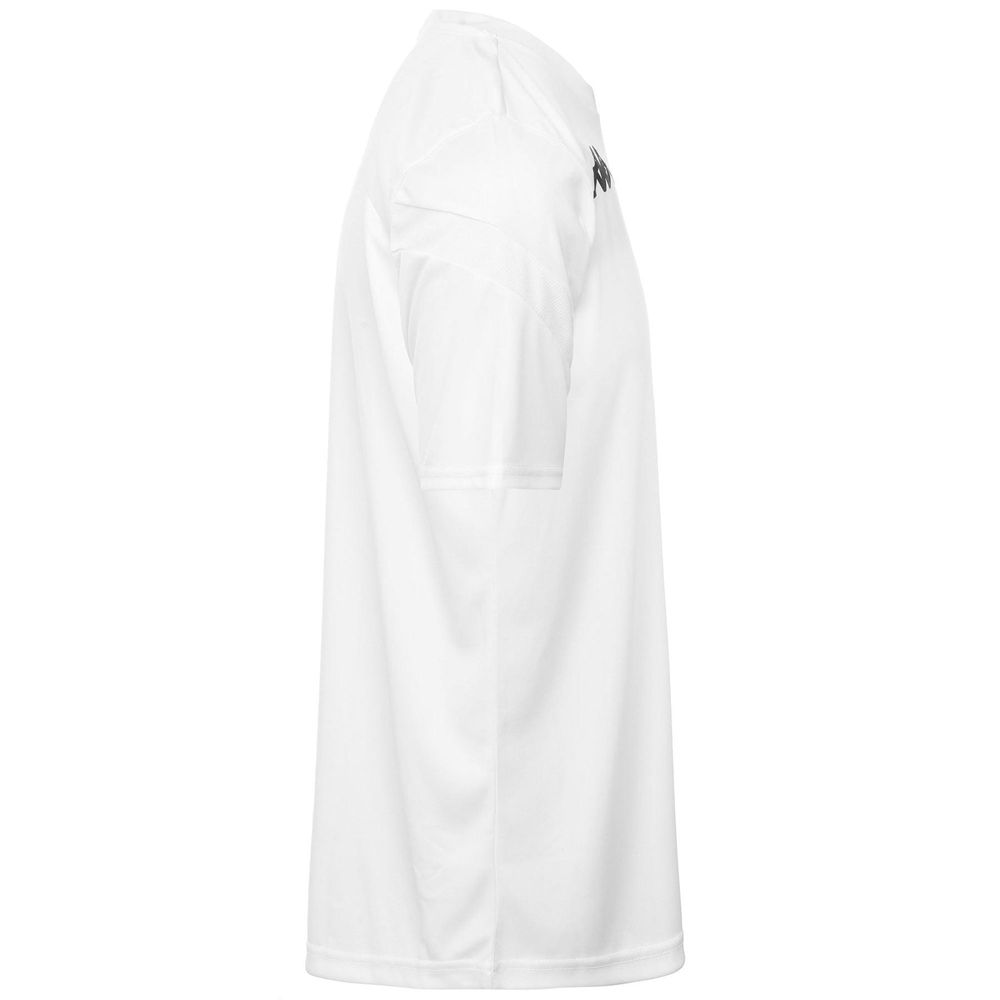 Men Kappa 4 Football Dovo Jersey White | BO0746591