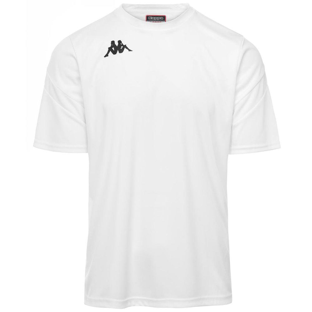 Men Kappa 4 Football Dovo Jersey White | BO0746591